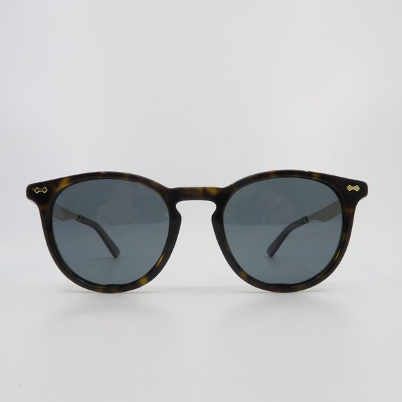 Gucci Other - Gucci GG 1127/S ANT-T9 50mm Tortoise/Blue Round Unisex New Sunglasses